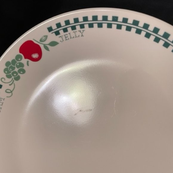 Vtg Discontinued Corelle by Corning Ware Farm Fresh Pattern 4 pc Place Setting - Picture 8 of 10